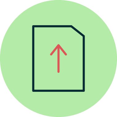 Dosya simgesi, vektör illüstrasyon tasarımı