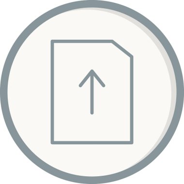 Dosya simgesi, vektör illüstrasyon tasarımı