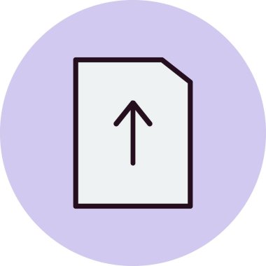 Dosya simgesi, vektör illüstrasyon tasarımı