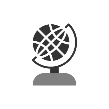 Küre. Web simgesi basit tasarım