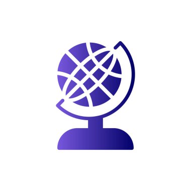 Küre. Web simgesi basit tasarım