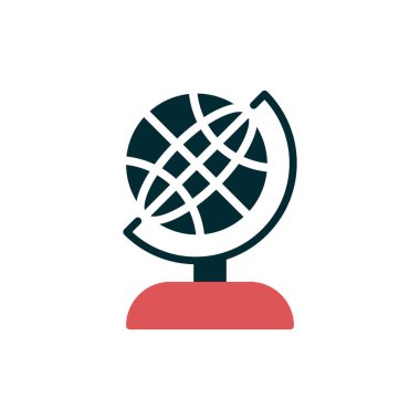 Küre. Web simgesi basit tasarım