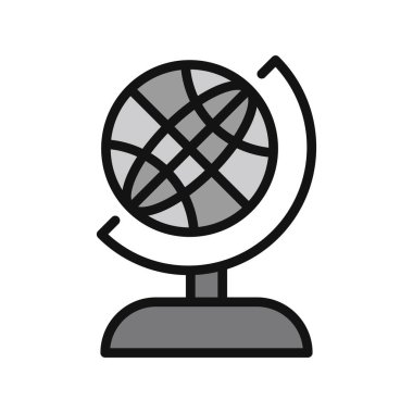 Küre. Web simgesi basit tasarım