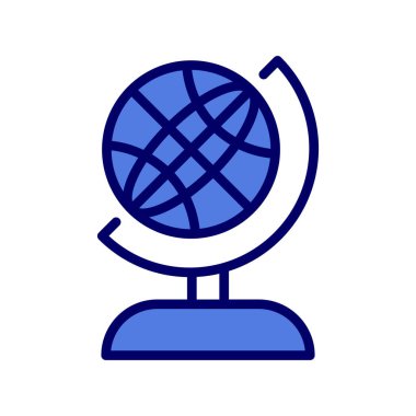 Küre. Web simgesi basit tasarım