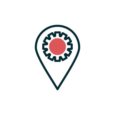 iğne noktası illüstrasyonu, web simgesi ögesi arkaplanı