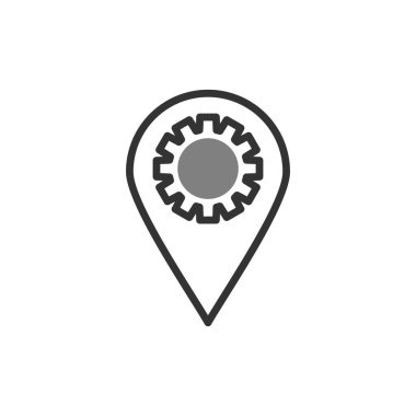 iğne noktası illüstrasyonu, web simgesi ögesi arkaplanı