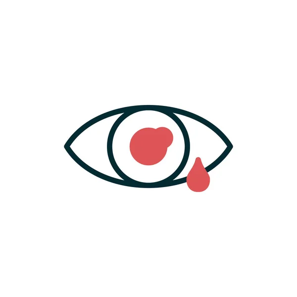 Eye Simple Icon Vector Illustration — Stock Vector