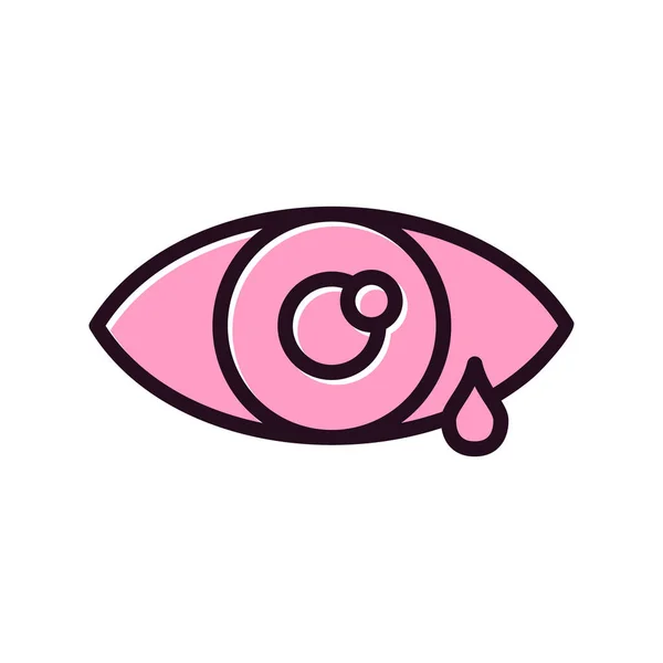 Eye Simple Icon Vector Illustration — Stock Vector