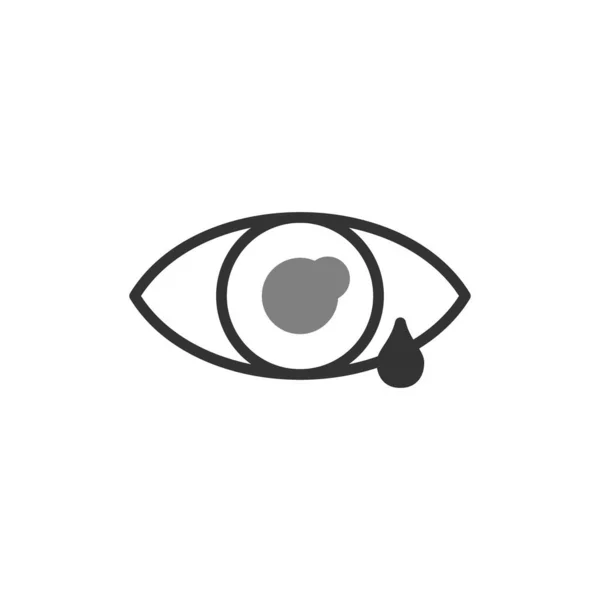 Eye Simple Icon Vector Illustration — Stock Vector
