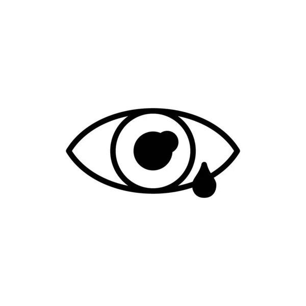 Eye Einfaches Symbol Vektorillustration — Stockvektor