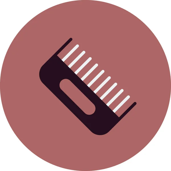 Saç Tarağı Basit Simgesi Vektör Illüstrasyonu — Stok Vektör