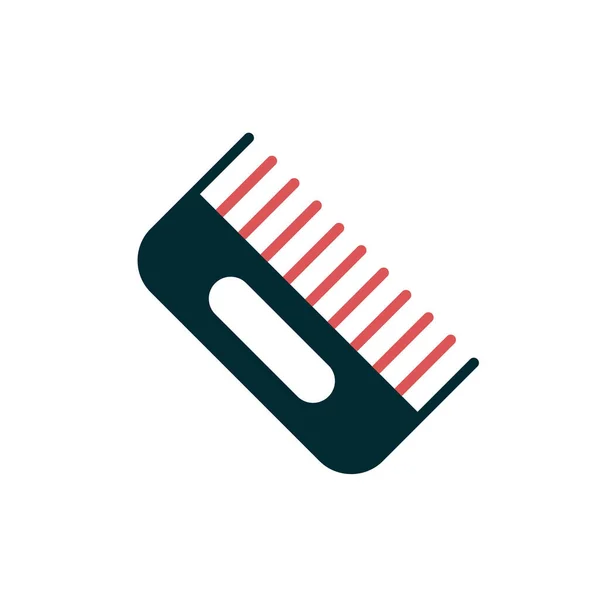 Τρίχωμα Comb Απλό Εικονίδιο Διανυσματική Απεικόνιση — Διανυσματικό Αρχείο