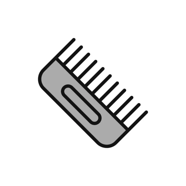 Hair Comb Simple Icon Vector Illustration — Stock Vector