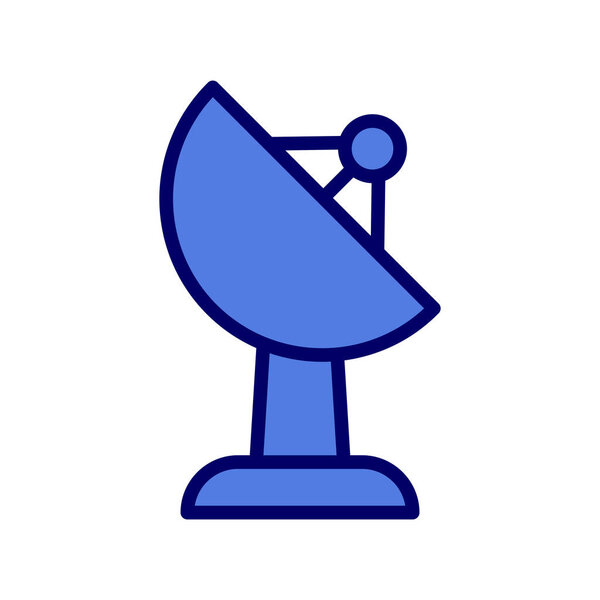 Satellite simple icon, vector illustration