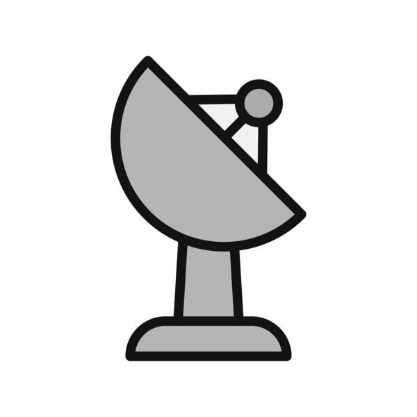 Satellite simple icon, vector illustration