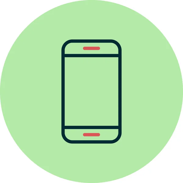 Modern Smartphone Icon Vector Illustration Design —  Vetores de Stock