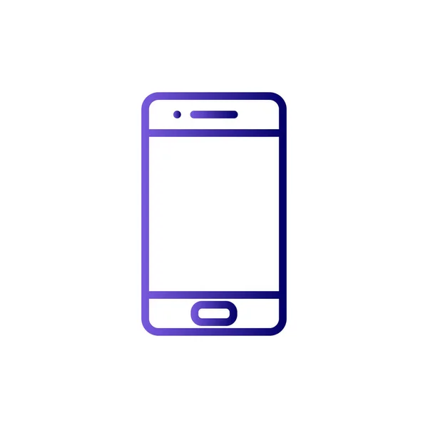 Icono Del Teléfono Inteligente Diseño Ilustración Vectores — Vector de stock