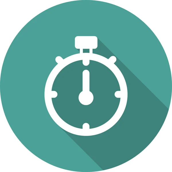 Stopwatch Icon Flat Vector Illustration Design — Vector de stock