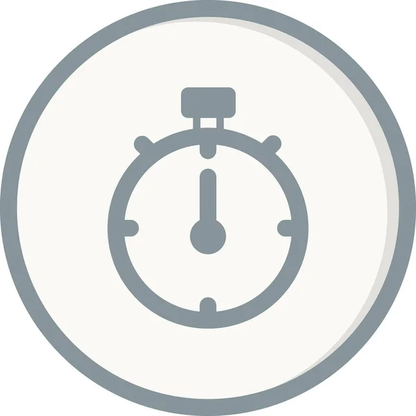 Icono Cronómetro Diseño Ilustración Vector Plano — Vector de stock