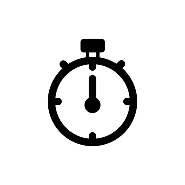 Stopwatch Icon Flat Vector Illustration Design —  Vetores de Stock