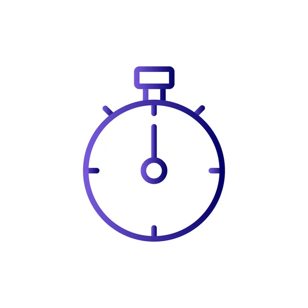 Stopwatch Icon Flat Vector Illustration Design — Image vectorielle