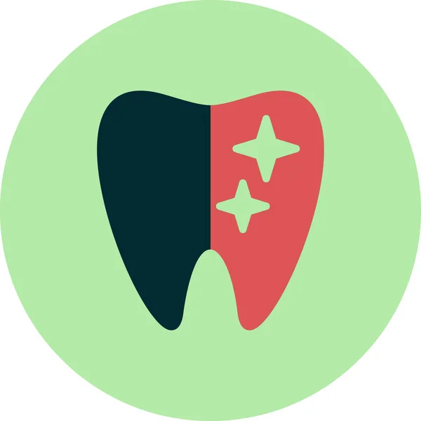 Teeth Simple Icon Vector Illustration — Stock Vector