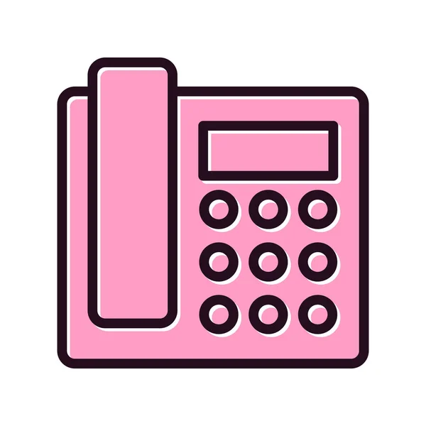 Ikona Telefonu Návrh Vektorové Ilustrace — Stockový vektor