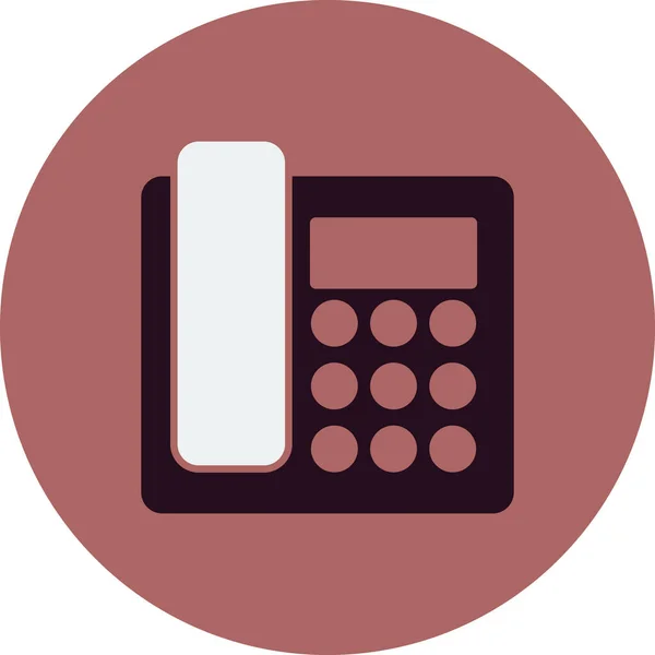 Telephone Icon Vector Illustration Design — Stok Vektör