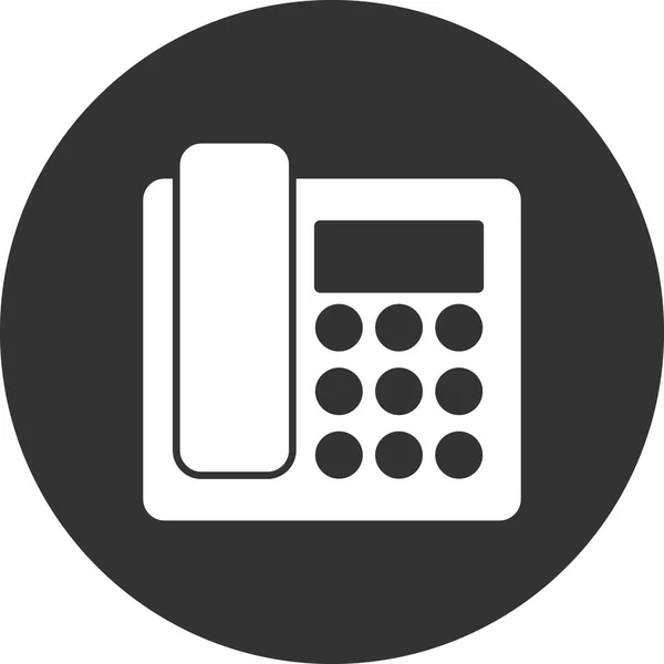 Telephone Icon Vector Illustration Design — Stock Vector