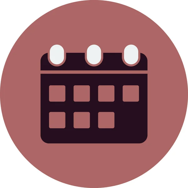 Calendar Icon Vector Illustration Design — Stok Vektör