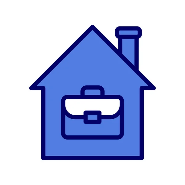 Work Home Icon Simple Vector Design — Vetor de Stock