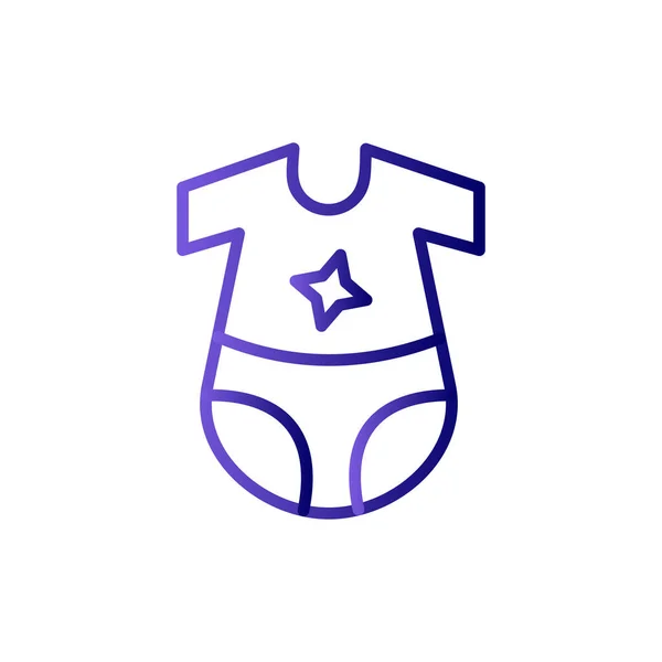Babykleid Einfaches Symbol Vektorillustration — Stockvektor
