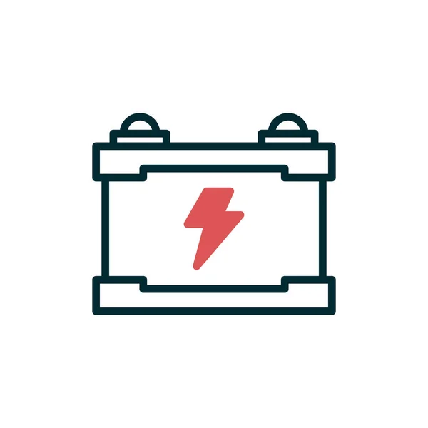 Battery Simple Icon Vector Illustration — Stock Vector