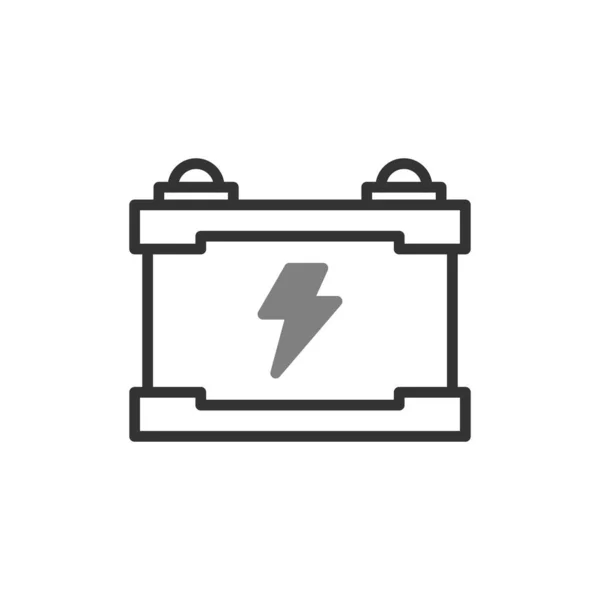Icône Simple Batterie Illustration Vectorielle — Image vectorielle