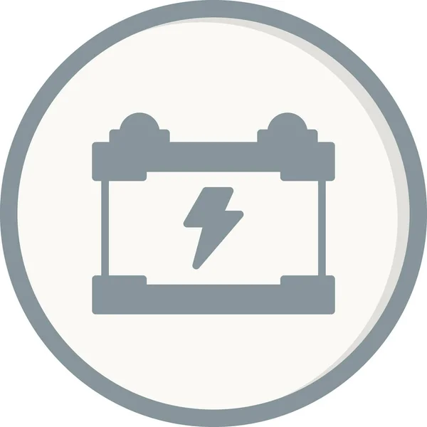 Batterie Einfaches Symbol Vektorillustration — Stockvektor