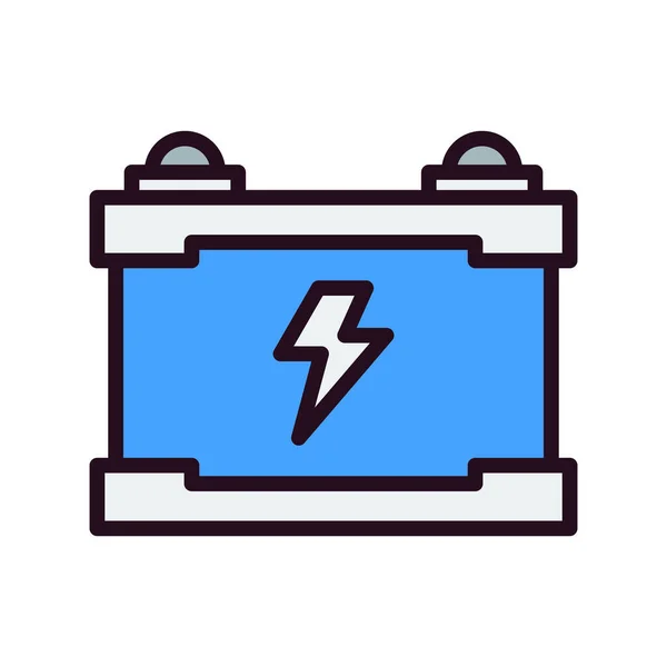 Batterie Einfaches Symbol Vektorillustration — Stockvektor