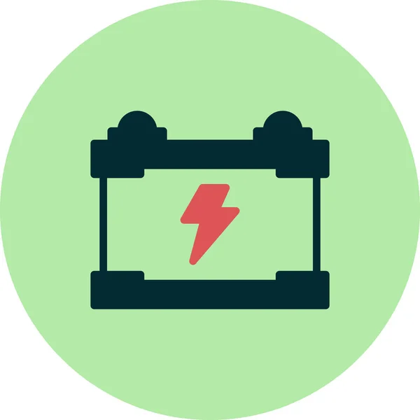 Battery Simple Icon Vector Illustration — Stock Vector