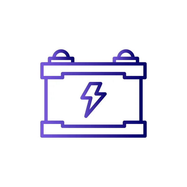 Batterie Einfaches Symbol Vektorillustration — Stockvektor