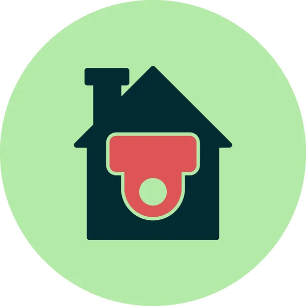 Cctv Simple Icon Vector Illustration — Stockvektor