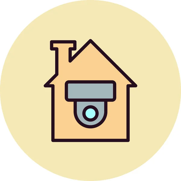 Cctv Simple Icon Vector Illustration — Stock vektor