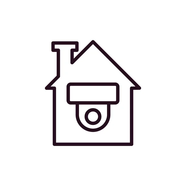 Cctv Simple Icon Vector Illustration — Vetor de Stock