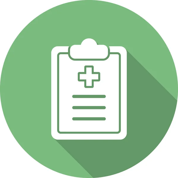 Clinic History Simple Icon Vector Illustration — 스톡 벡터