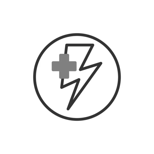 Energy Simple Icon Vector Illustration — Stok Vektör