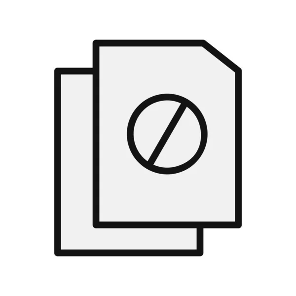 File Icon Vector Illustration Design — Vettoriale Stock