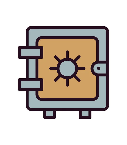 Locker Icono Simple Ilustración Vectorial — Vector de stock