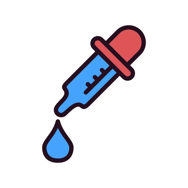 Medicina Dropper Icono Simple Ilustración Vectorial — Vector de stock