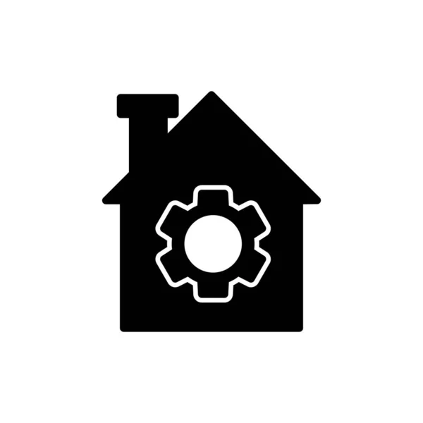 Haus Einfaches Symbol Vektorillustration — Stockvektor
