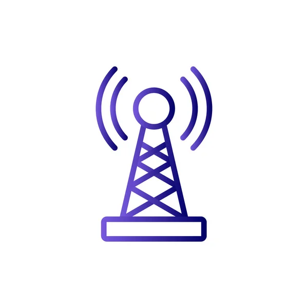 Signal Tower Icon Vector Illustration Logo Template — Stok Vektör