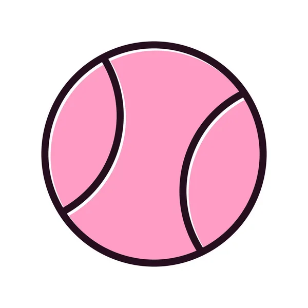 Balle Icône Simple Illustration Vectorielle — Image vectorielle
