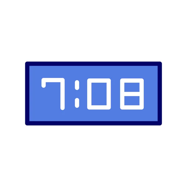 Digital Clock Simple Vector Illustration Design — Διανυσματικό Αρχείο